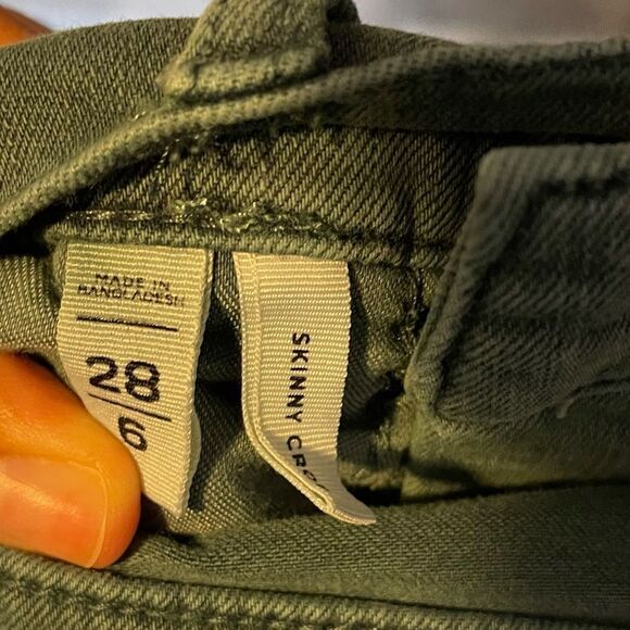 LOFT UPCYCLED TEAL PANTS Sz 28 - Picture 2 of 4